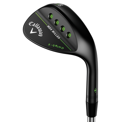 Mack Daddy 3 Milled Matte Black Sand Wedge Mens/Right