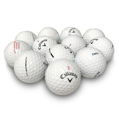 2020 Chrome Soft X Personalized Overrun Golf Balls