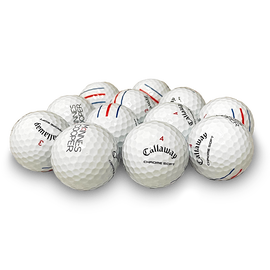 2020 Chrome Soft Triple Track Personalized Overrun Golf Balls