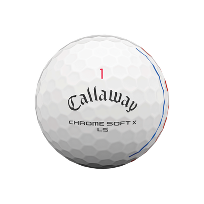 2021 Chrome Soft X LS Triple Track Personalized Golf Balls