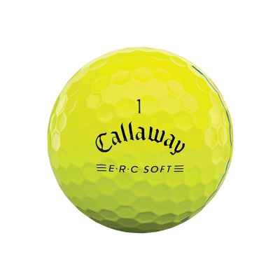 E•R•C Soft Yellow Overrun Golf Balls