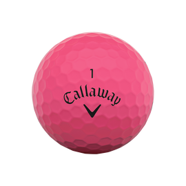 2021 Callaway Supersoft Matte Pink Overrun Golf Balls
