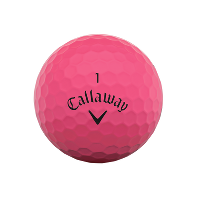 2021 Callaway Supersoft Matte Pink Overrun Golf Balls
