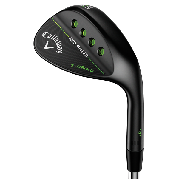 MD3 Milled Matte Black Wedges Technology Item