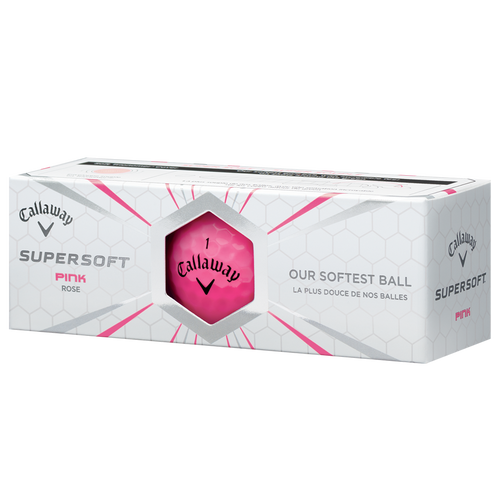 Supersoft Pink Personalized Overruns Golf Balls - View 4