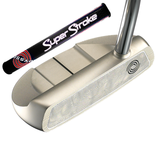 Odyssey White Damascus #5 Putter with SuperStroke Grip - View 1