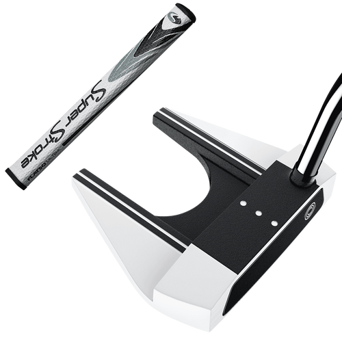Odyssey Versa 90 #7 White Putter With SuperStroke Flatso Grip - View 1