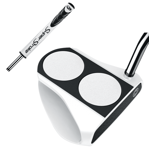Odyssey Versa 2-Ball White with SuperStroke Grip Putters - View 1