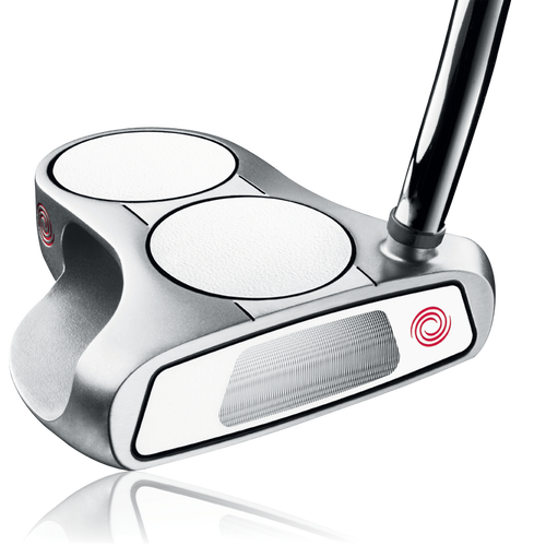 Odyssey White Steel 2-Ball Belly Putters - View 1