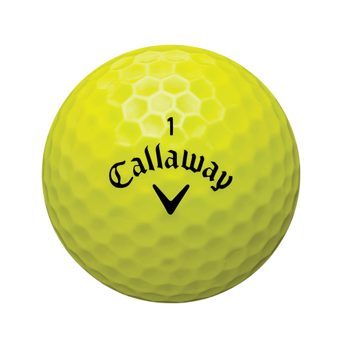 Superhot Yellow Personalized Overruns Golf Balls - View 2