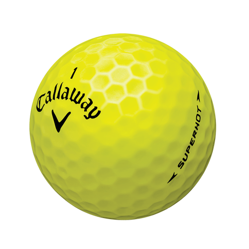 Superhot Yellow Personalized Overruns Golf Balls - View 3