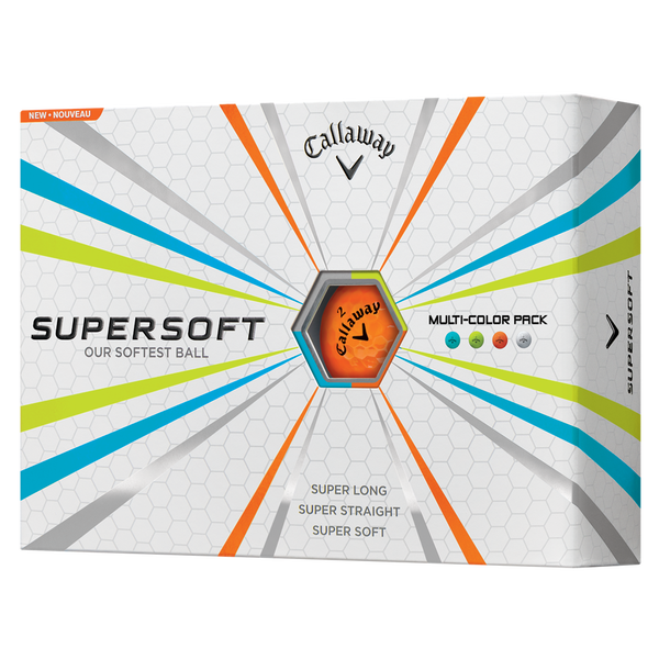 Supersoft Multi-Color Personalized Overruns Golf Balls Technology Item