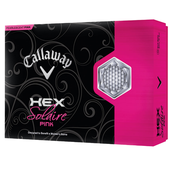 HEX Solaire Pink Golf Balls Technology Item