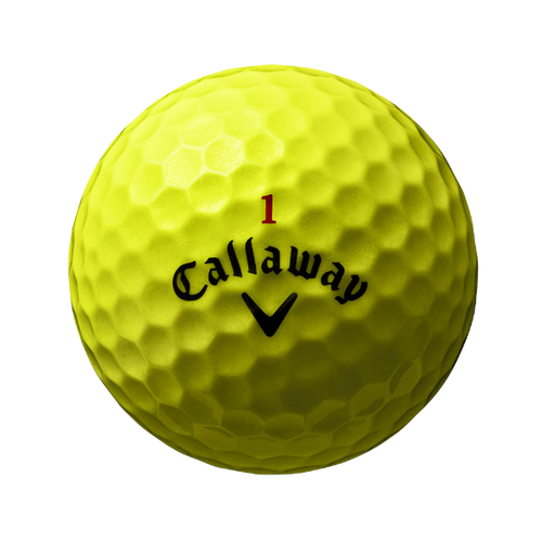 HEX Chrome Yellow Golf Balls - View 2
