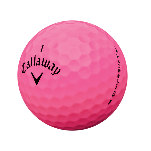 Supersoft Pink Personalized Overruns Golf Balls - View 3