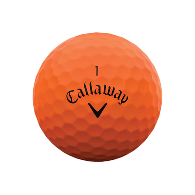 2023 Callaway Supersoft Matte Orange Overrun Golf Balls