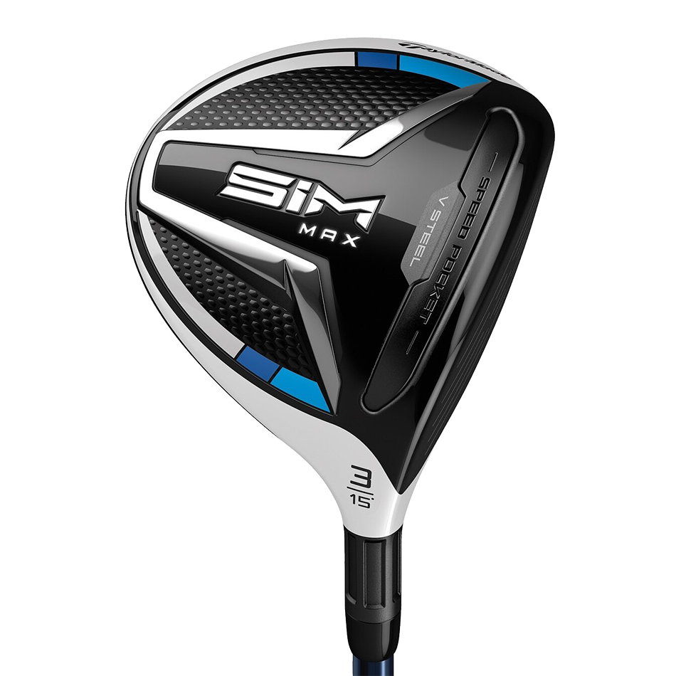 TaylorMade SIM MAX 15° Stiff 3W Fairway wood 43in RH