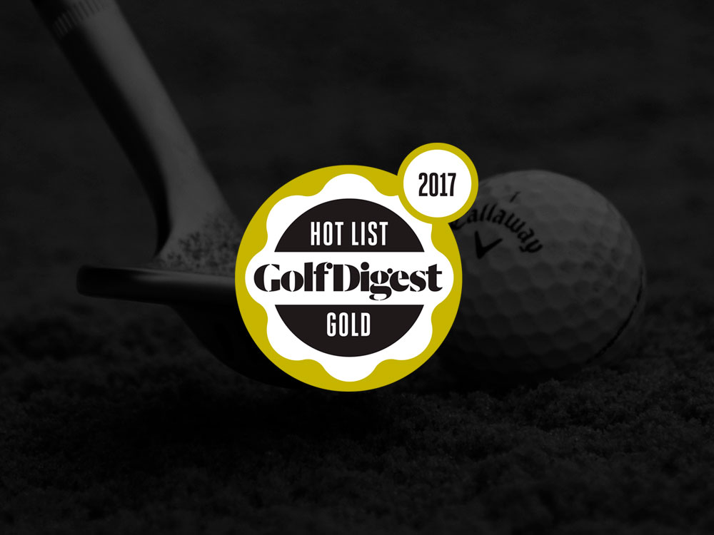 Callaway MD3 Milled Chrome Wedges 2017 Golf Digest Hot List Badge