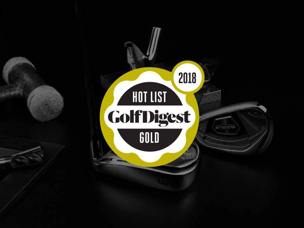 Callaway Rogue X Irons 2018 Golf Digest Hot List Badge