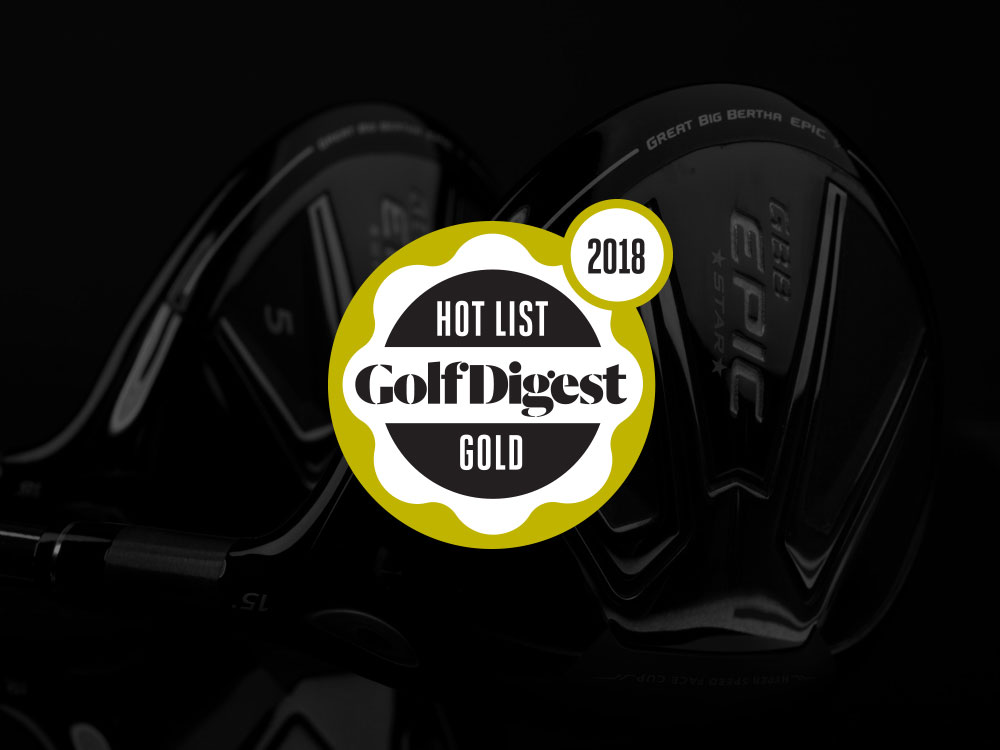 Callaway GBB Epic Star Fairway Wood 2018 Golf Digest Hot List Badge