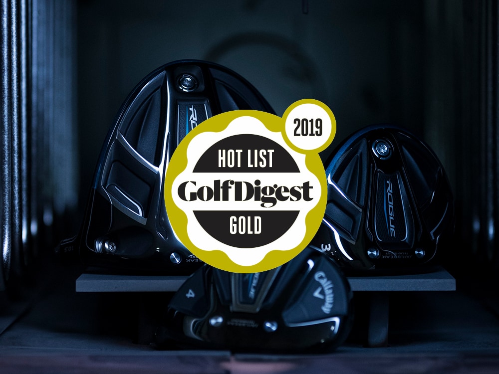 Callaway Rogue X Hybrid 2018 Golf Digest Hot List Badge