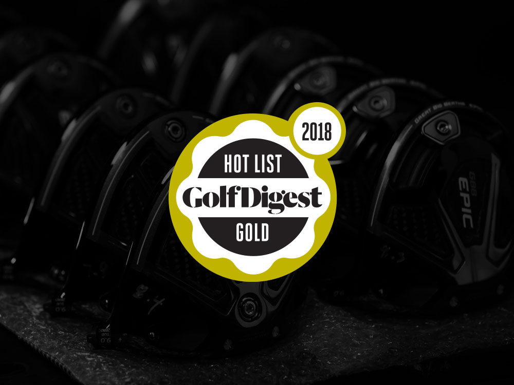 Callaway GBB Epic Sub Zero Driver 2018 Golf Digest Hot List Gold Badge