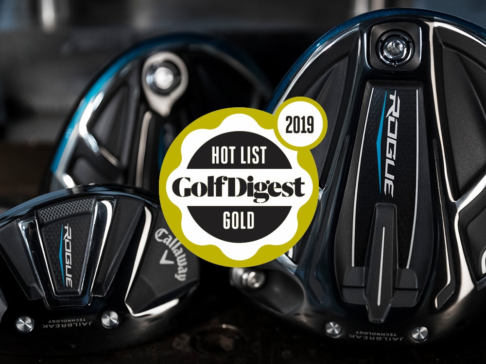 Callaway Rogue Hybrid 2018 Golf Digest Hot List Badge