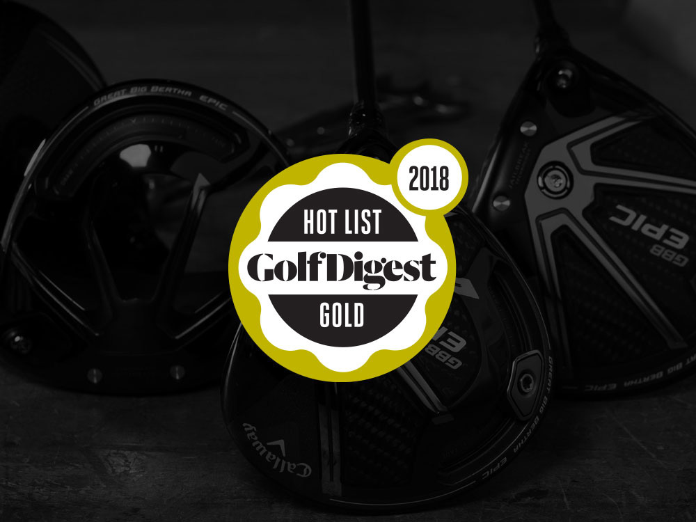 Callaway GBB Epic Driver 2018 Golf Digest Hot List Badge