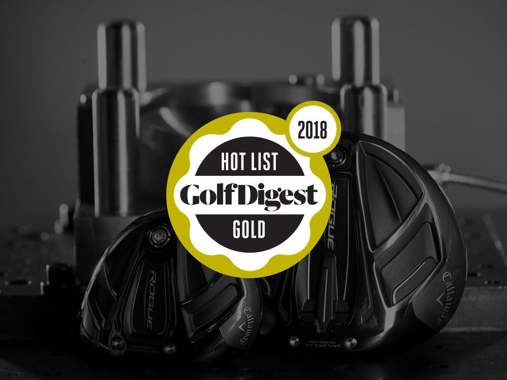 Callaway Rogue Fairway Wood 2018 Golf Digest Hot List Badge