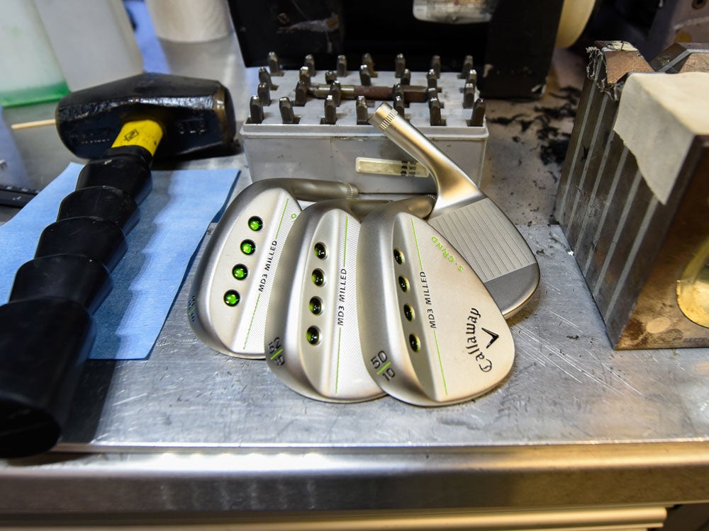 Callaway MD3 Milled Gold Nickel Wedges